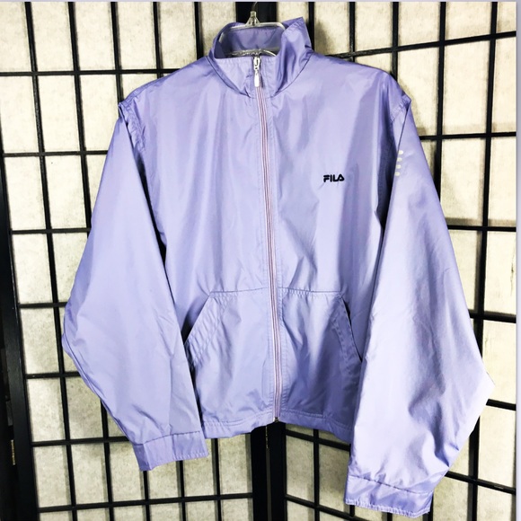 lavender windbreaker